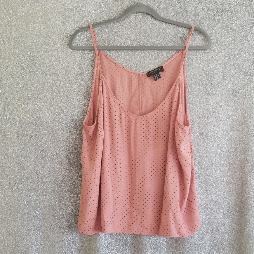 Forever 21 plus size 3X Cami top poka dot